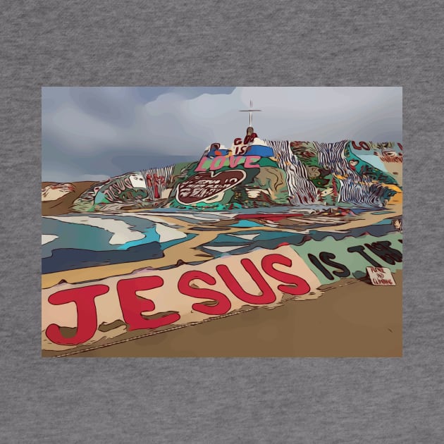 Salvation Mountain, East Jesus by WelshDesigns